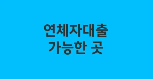 연체자대출 상환 기간 연장 가능 여부