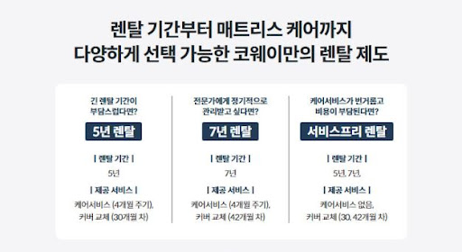 코웨이침대렌탈, 매일 아침 상쾌한 기분